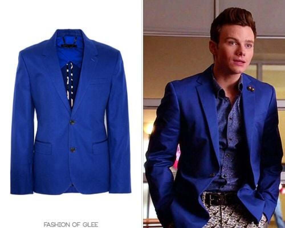 Marc by Marc Jacobs Shrunken Fit Cotton Blazer in Cobalt Blue